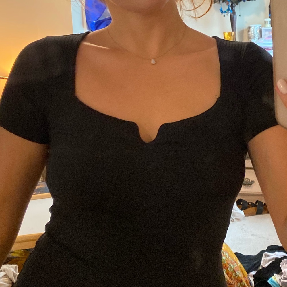 Hollister black Bodysuit